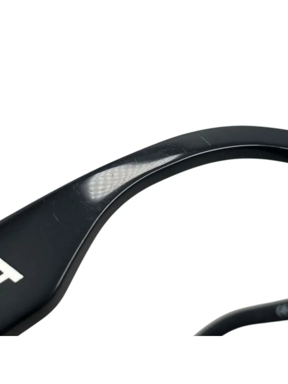 Balenciaga Sunglasses Logo Black White Eyewear